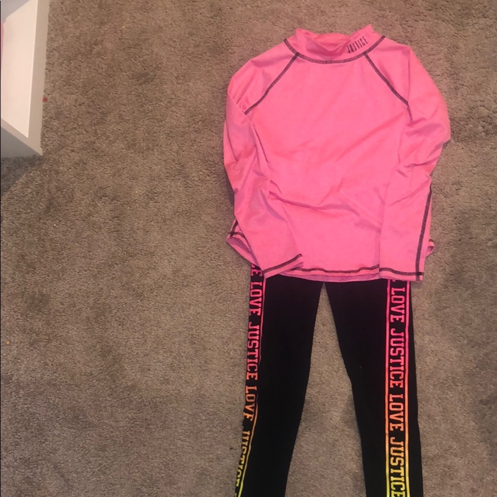 Justice Athletic Outfit